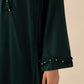 2 Pc Embroidered Herringbone Suit