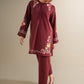 2 Pc Embroidered Khaddar Suit