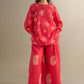 2 Pc Printed Twill Suit