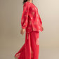 2 Pc Printed Twill Suit