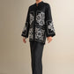 2 Pc Embroidered Linen Suit