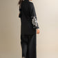 2 Pc Embroidered Linen Suit