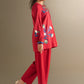 2 Pc Embroidered Twill Suit