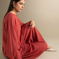 2 Pc Dyed Karandi Suit
