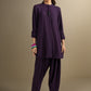 2 Pc Dyed Poly Crepe Suit