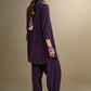 2 Pc Dyed Poly Crepe Suit