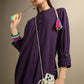2 Pc Dyed Poly Crepe Suit