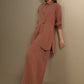 2 Pc Dyed Poly Khaddar Suit