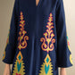 2 Pc Embroidered Dobby Cotton Suit