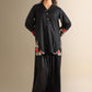 2 Pc Embroidered Twill Suit