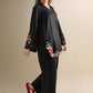 2 Pc Embroidered Twill Suit
