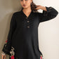 2 Pc Embroidered Twill Suit