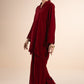 2 Pc Dyed Velvet Suit