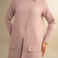 2 Pc Solid Poly Khaddar Suit