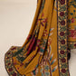 3 Pc Printed Dobby Karandi Suit