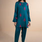 2 Pc Embroidered Twill Suit