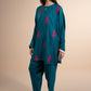 2 Pc Embroidered Twill Suit