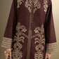 2 Pc Embroidered Crosshatch Suit