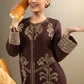 2 Pc Embroidered Crosshatch Suit