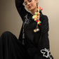 2 Pc Embellished Twill Suit