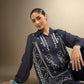2 Pc Embroidered Twill Suit