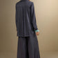 2 Pc Embroidered Twill Suit