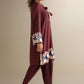 2 Pc Embroidered Rib Karandi Suit