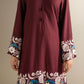 2 Pc Embroidered Rib Karandi Suit