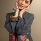 2 Pc Embroidered Twill Suit