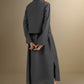 2 Pc Embroidered Twill Suit