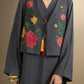 2 Pc Embroidered Twill Suit