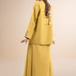 2 Pc Embroidered Linen Suit