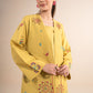 2 Pc Embroidered Linen Suit