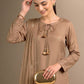 3 Pc Embellished Silk Suit