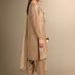 3 Pc Embellished Silk Suit