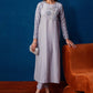 2 Pc Embellished Raw Silk Suit