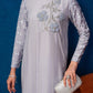 2 Pc Embellished Raw Silk Suit