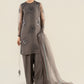 3 Pc Embellished Raw Silk Suit