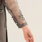 3 Pc Embellished Raw Silk Suit