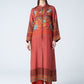 2 Pc Embroidered Raw Silk Suit