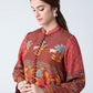2 Pc Embroidered Raw Silk Suit