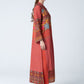 2 Pc Embroidered Raw Silk Suit