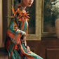 2 Pc Embellished Poly Satin Silk Suit