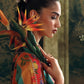 2 Pc Embellished Poly Satin Silk Suit