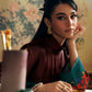 2 Pc Embellished Poly Satin Silk Suit
