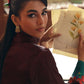 2 Pc Embellished Poly Satin Silk Suit