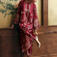 2 Pc Embellished Poly Satin Silk Suit