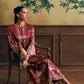 2 Pc Embellished Poly Satin Silk Suit
