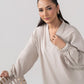 2 Pc Embroidered Crepe Suit
