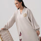 2 Pc Embroidered Crepe Suit